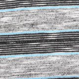 Black Horizontal-Stripe Knit, Polyester