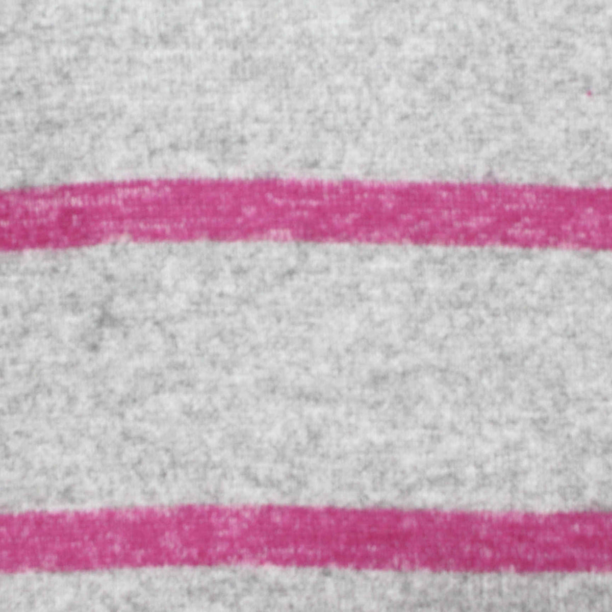 Pink Horizontal-Stripe Chunky Knit, Viscose-Poly, 200 gsm