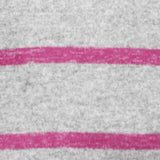 Pink Horizontal-Stripe Chunky Knit, Viscose-Poly