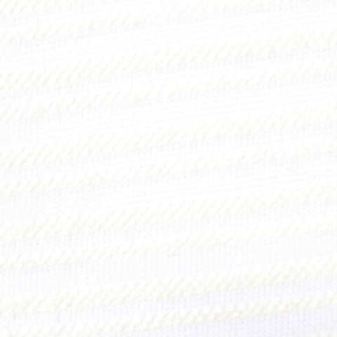 White Textured-Line Chunky Knit, Cotton-Poly