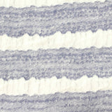 Blue Textured-Stripe Chunky Knit, Polyester