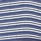 Blue Horizontal-Stripe Knit