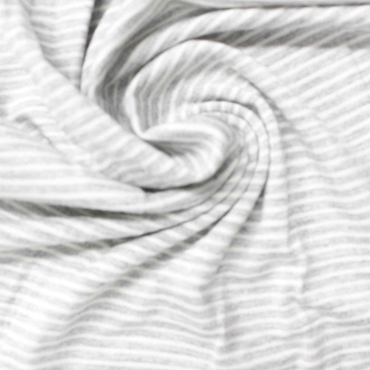Light Grey Horizontal-Stripe Knit, Viscose