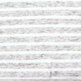 White Stripes Knit, Poly-Linen