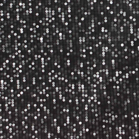 Silver Dots Interlock Knit, Nylon-Metallic