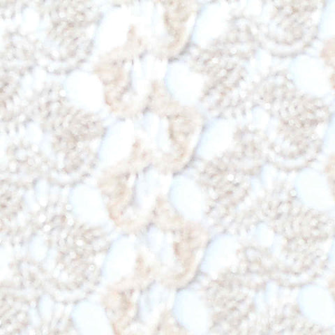 Light Beige Floral Lace, Polyester