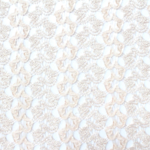 Light Beige Floral Lace, Polyester