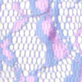 Light Blue Bold-Floral Lace, Nylon-Poly — texture