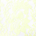 Light Yellow Bold-Floral Lace, Polyester