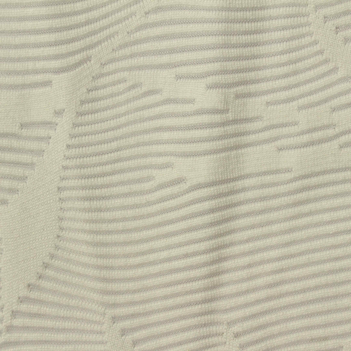 Beige Wavy-Line Jacquard, Polyester, 185 gsm