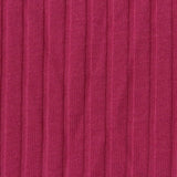 Polyester Viscose Rib Knit Fabric, 158 gsm — Pink