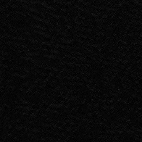 Jacquard 100% Polyester Knit Fabric, 263 gsm, 155 cm — Black