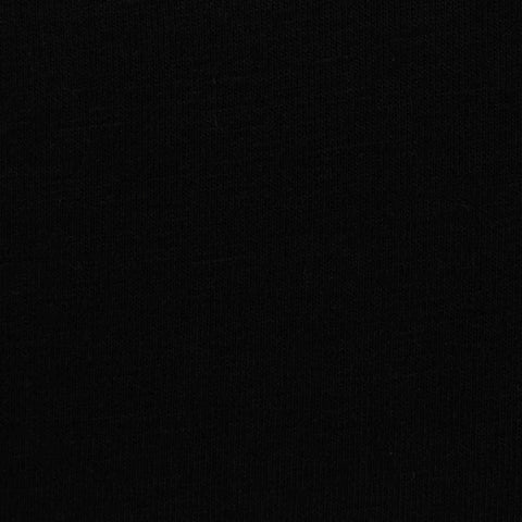 Viscose Stretch Jersey Knit Fabric, 160 gsm, 180 cm — Black