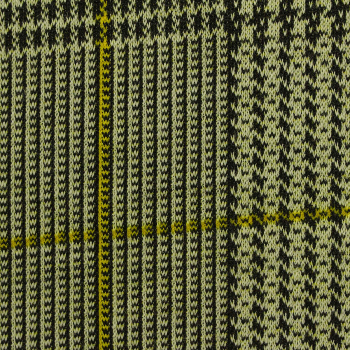 Black Plaid Jacquard, Polyester, 260 gsm, 150 cm