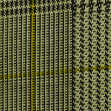 Black Plaid Jacquard, Polyester