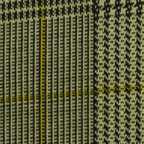 Black Plaid Jacquard, Polyester, 260 gsm, 150 cm