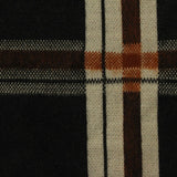 Black Plaid Knit, Polyester