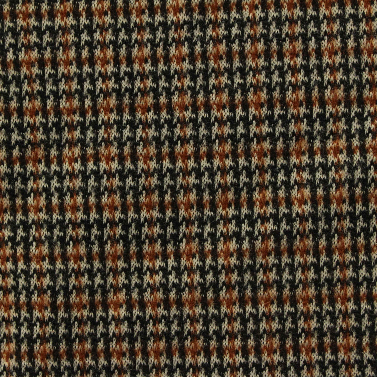 Black Houndstooth Jacquard, Polyester, 190 gsm, 165 cm