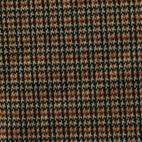 Black Houndstooth Jacquard, Polyester, 190 gsm, 165 cm