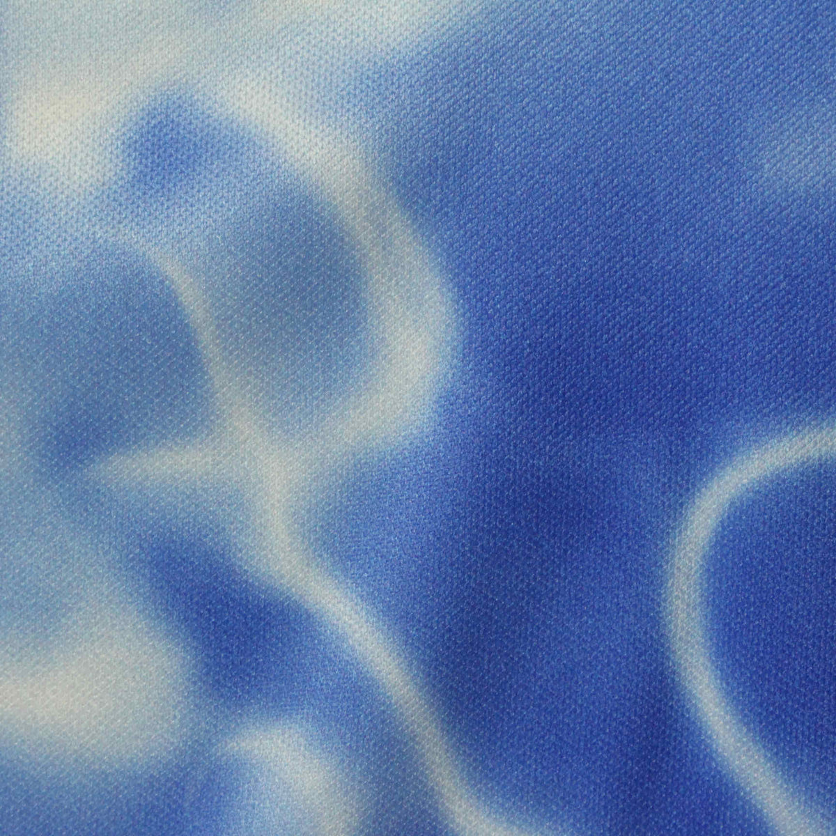 White Abstract Jersey Knit, Polyester