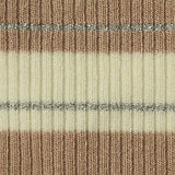 Beige Stripes Rib Knit, Viscose — texture
