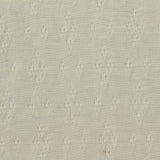 Cream Tone-on-Tone Pointelle Knit, Poly-Cotton