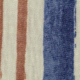 Blue Vertical-Stripe Crepe, Polyester — texture