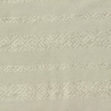 Cream Horizontal-Band Jacquard, Poly-Viscose