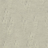 Grey Small-Diamond Pointelle Knit, Poly-Cotton — texture