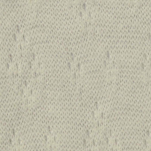 Grey Small-Diamond Pointelle Knit, Poly-Cotton