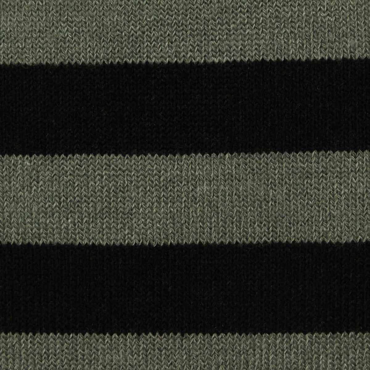 Black Horizontal-Stripe Jersey Knit, Viscose-Poly, 200 gsm