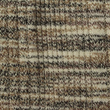 Heathered Brown Marl Rib Knit, Viscose-Poly