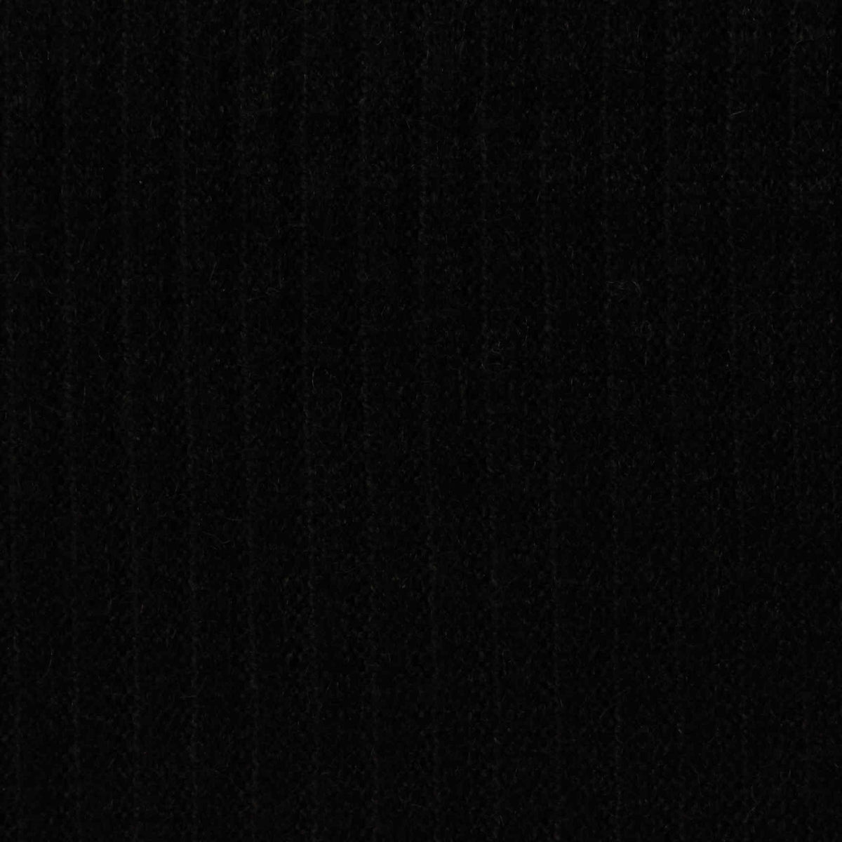 Viscose Polyester Blend Rib Knit Fabric, 190 gsm — Black