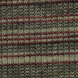 Red Stripes Rib Knit, Viscose-Poly — texture