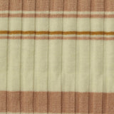 Cream Horizontal-Stripe Rib Knit, Poly-Viscose