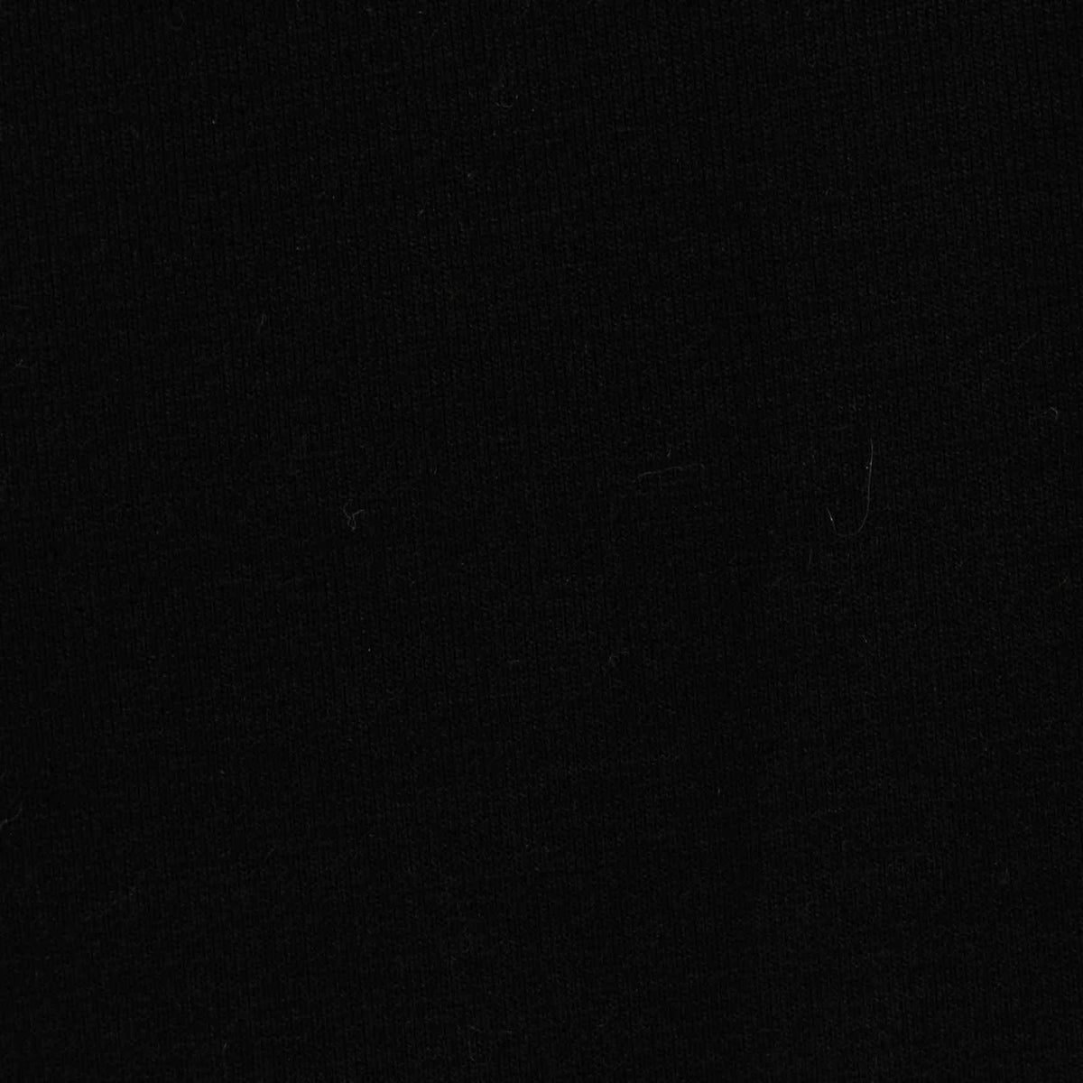 Polyester Stretch Interlock Knit Fabric, 305 gsm — Black