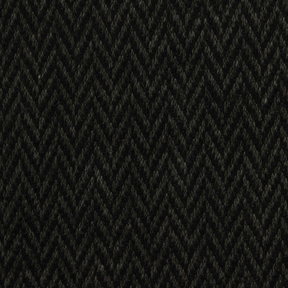 Dark Grey Herringbone Jacquard, Polyester, 195 gsm