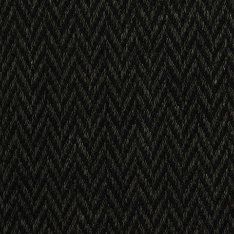 Dark Grey Herringbone Jacquard, Polyester, 195 gsm