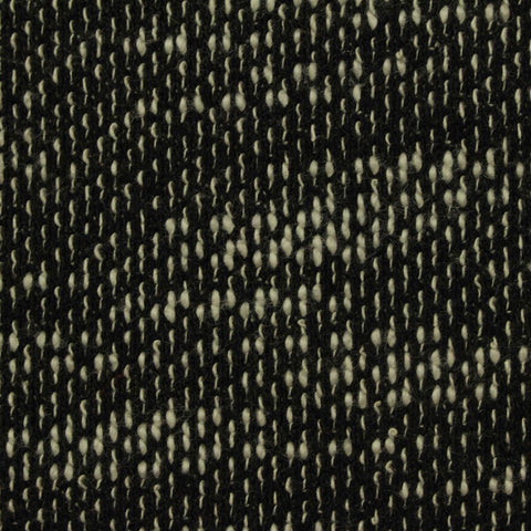 Black Marl French Terry, Cotton-Poly, 315 gsm