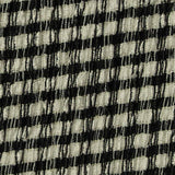 Black Houndstooth Warp Knit, Polyester — texture