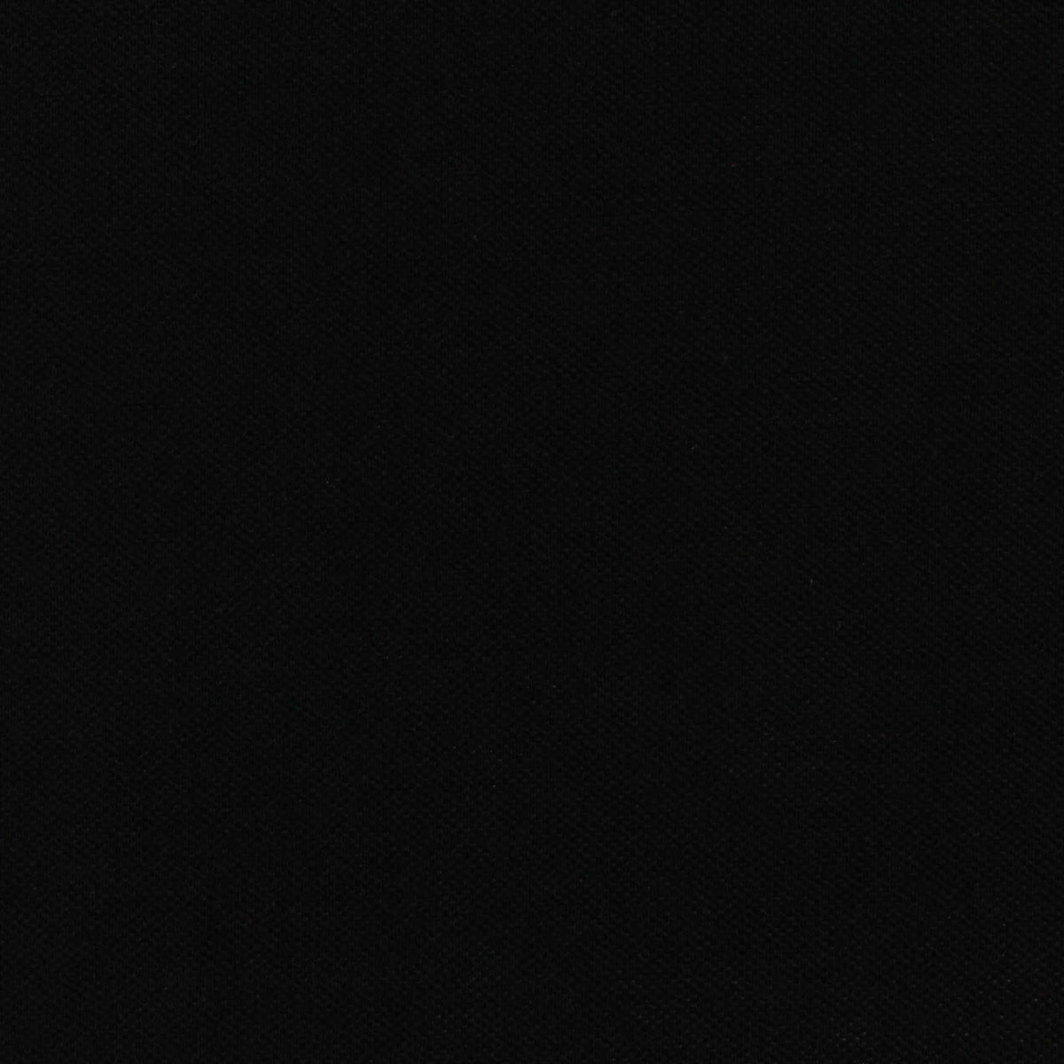 Black Piqué Knit, Cotton-Poly