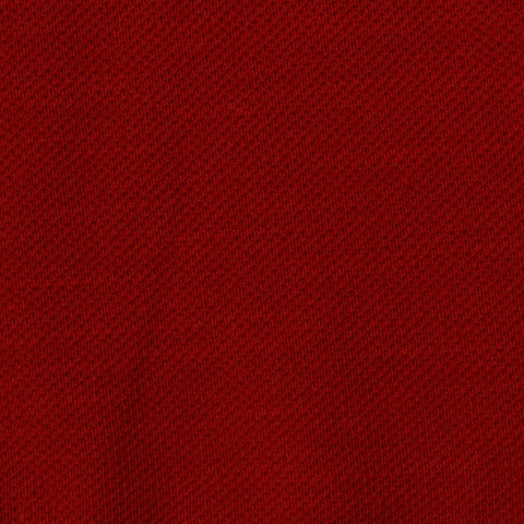 Slub Cotton Polyester Stretch Piqué Knit Fabric, 200 gsm, 185 cm — Red