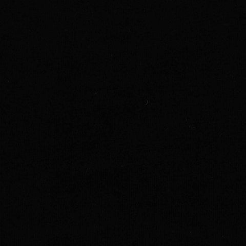 Cotton Stretch Jersey Knit Fabric, 215 gsm, 170 cm — Black