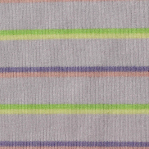 Grey Horizontal-Stripe Knit, Cotton