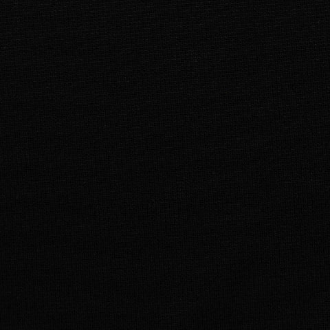 Viscose Nylon Stretch Ponte Knit Fabric, 210 gsm, 153 cm — Black, ref EF-227529