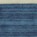 Marled Blue Horizontal-Stripe Knit, Cotton — texture