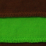 Green Horizontal-Stripe Knit, Cotton — texture