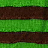 Green Horizontal-Stripe Knit, Cotton