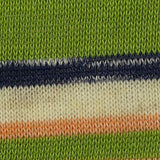 Green Horizontal-Stripe Knit, Poly-Cotton — texture