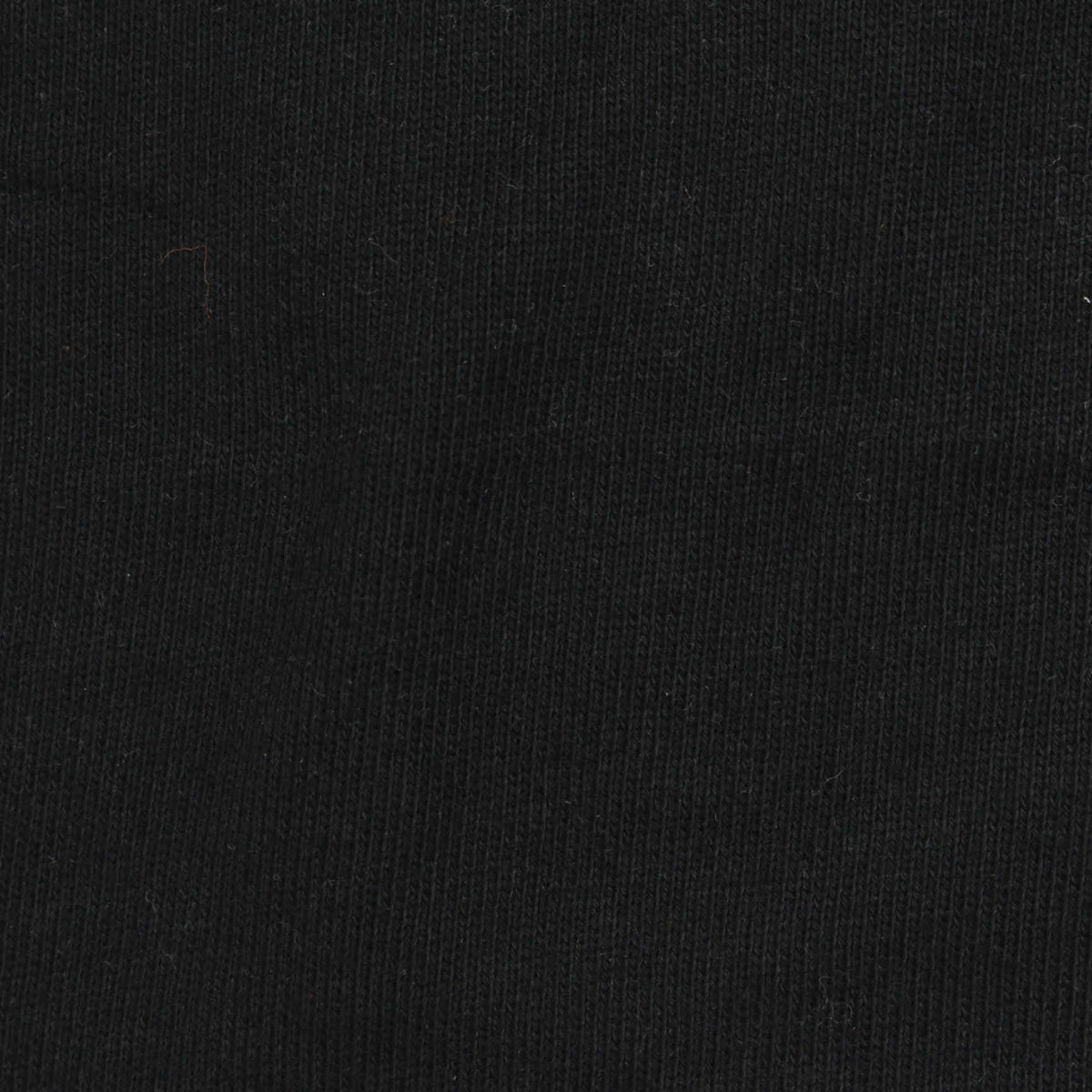 Cotton Polyester French Terry Fabric, 280 gsm, 185 cm — Black